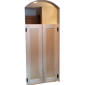 Poplar Wood Swing Doors