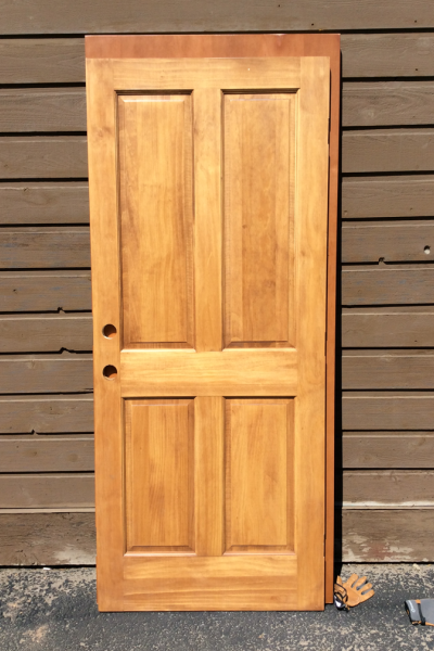 4-Panel Clear Pine Door