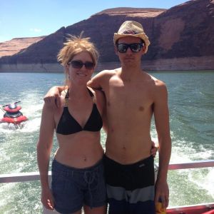 Susan And Brandon At Lake Powell